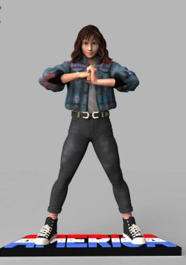 america chavez 3d print stl