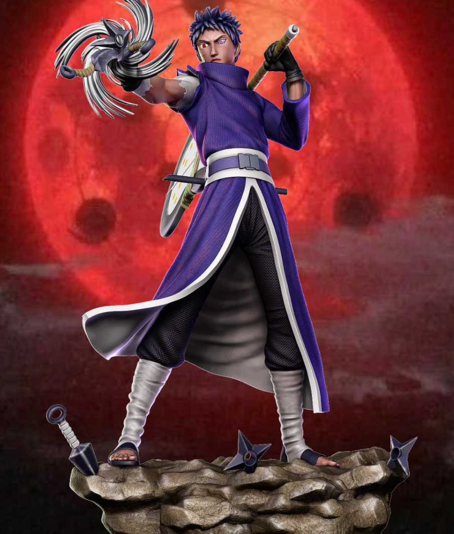 Uchiha Obito 3d print stl files - 3D PRINT MAKER CLUB