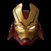 iron man samurai cosplay helmet 3d print stl files