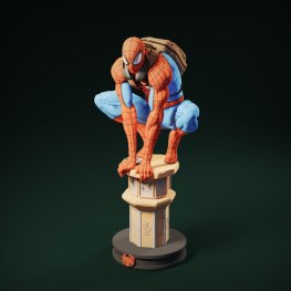 spiderman 3d print stl files
