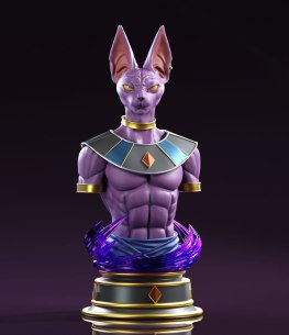 beerus 3d print stl