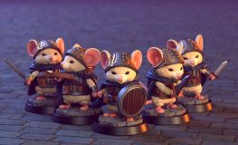 rat warriors 3d print stl
