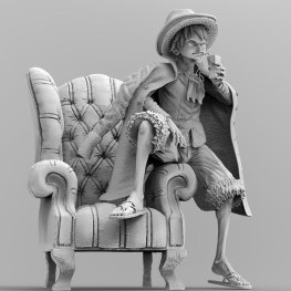 Luffy mafia 3d print