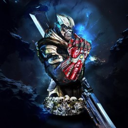 thanos bust 3d print stl files