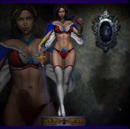 Snow white 3d print stl