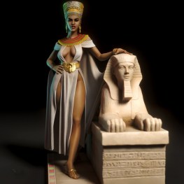 nerfertiti 3d print stl