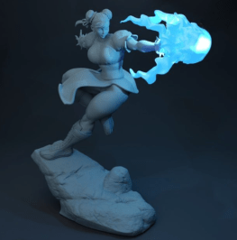 chun li 3d print stl