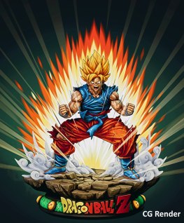 goku transformation 3d printing model