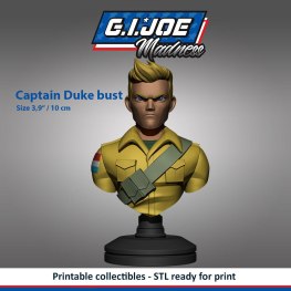 derian duke bust 3d printing