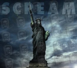 Scream liberty statue 3d printing stl file