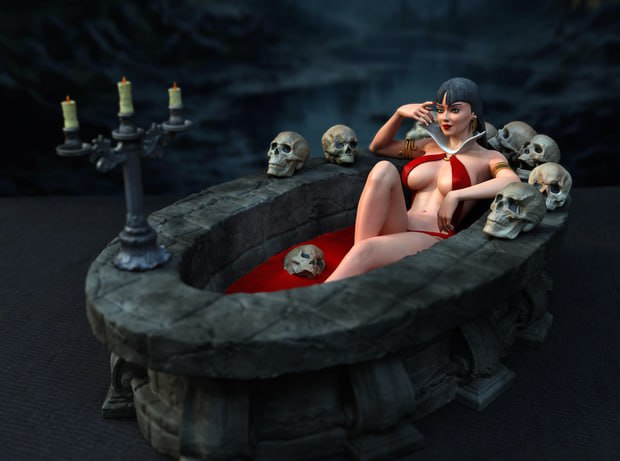 photo_5167910697764498534_x Vampirella 3d printing model