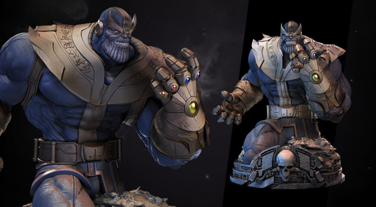 thanos thanos bust 3d printing