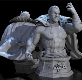 black adam 3d print