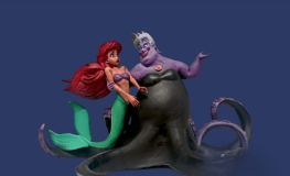 little mermaid diorama 3d print