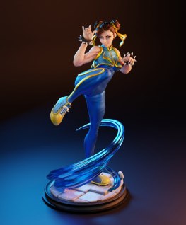 chun li 3d print stl