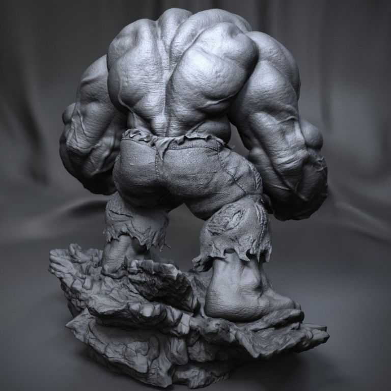 The Hulk 3d printing stl files - 3D PRINT MAKER CLUB
