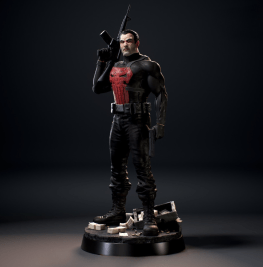 Punisher 3d print stl