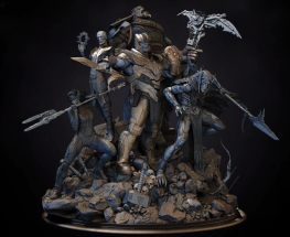 thanos diorama 3d printing stl files