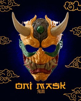 oni samurai mask 3d printing stl
