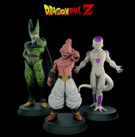DBZ Villians 3d printing stl files