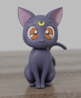 luna cat 3d printing stl