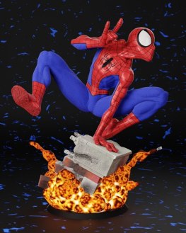 spiderman comic diorama 3d printing