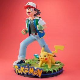 Ash and pikachu pokemon 3d printing
