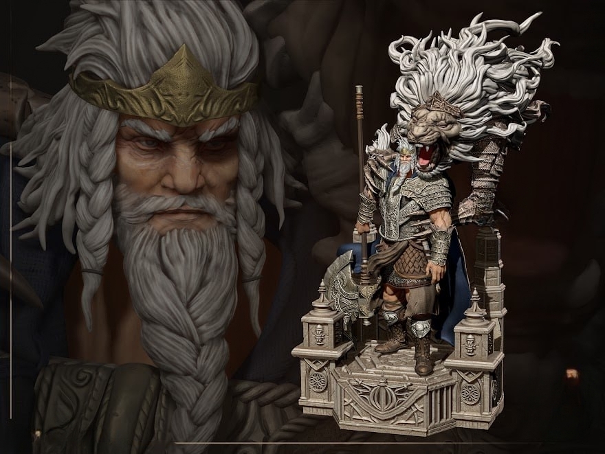 GODS godfrey 3d print stl