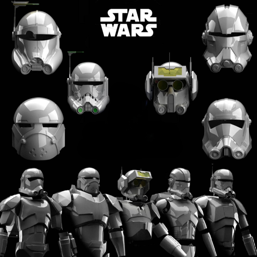 JANUARY 001 star wars cosplay pack 3d printing