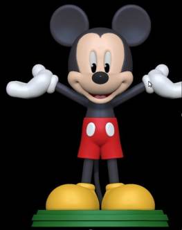 Mickey mouse 3d printing