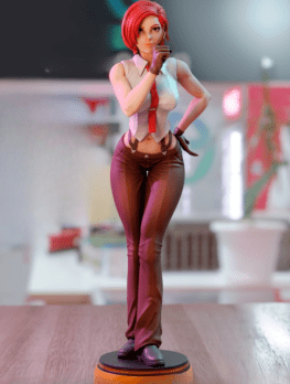 Vanessa king of fighters 3d printing
