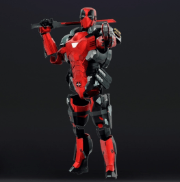 Deadpool armor 3d printing