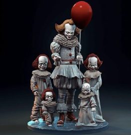 Pennywise 3d print stl