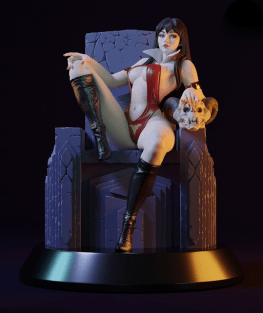 Vampirella 3d printing stl files