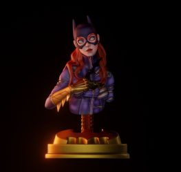 Batgirl bust 3d printing stl files