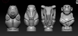 Jumanji gameboard pieces 3d print stl