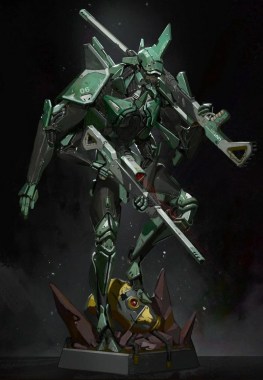 Mecha hunter mark v 3d printing stl files