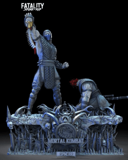 Sub zero fatality 3d printing stl files