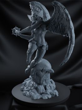 Hawk woman 3d printing stl files