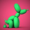 balloon dog pooping 3d printing stl