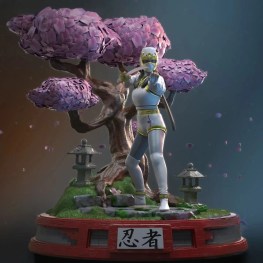 white ranger 3d printing stl