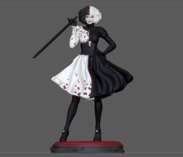 Cruella 3d printing stl