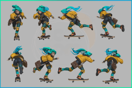 Slink skater 3d printing stl files