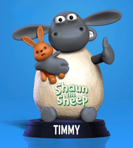 Timmy shaun the sheep 3d printing stl