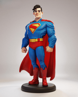 superman toon 3d printing stl