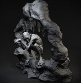 Gollum 3d printing stl files