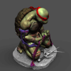 Raphael tmnt defeated 3d printing stl files