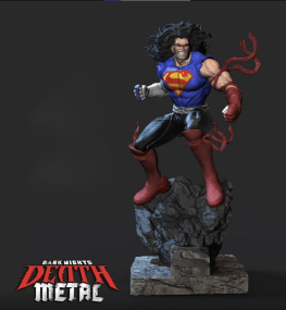 Superman death metal 3d printing stl