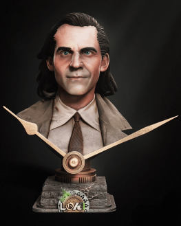 Loki bust 3d print