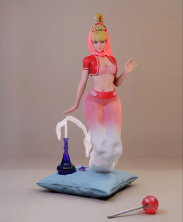 Jeannie 3d print